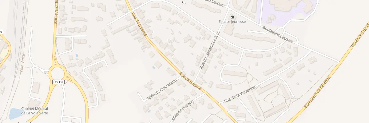 Plan du 82 Rue de Boisme à Bressuire