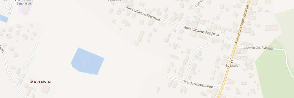 Plan du 20 Rue Guillaume Peychaud à Ambarès-et-Lagrave
