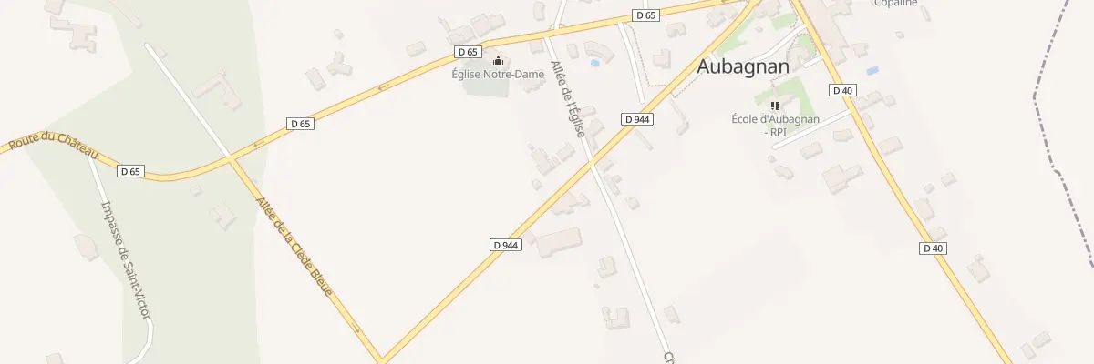 Plan du 240 Rte du Roy à Aubagnan