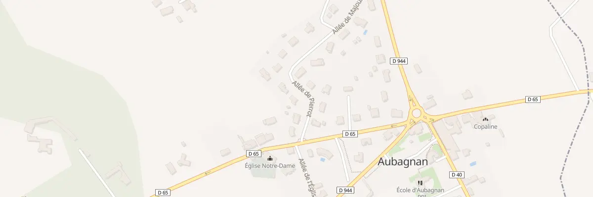 Plan du 67 All de Pierrot à Aubagnan