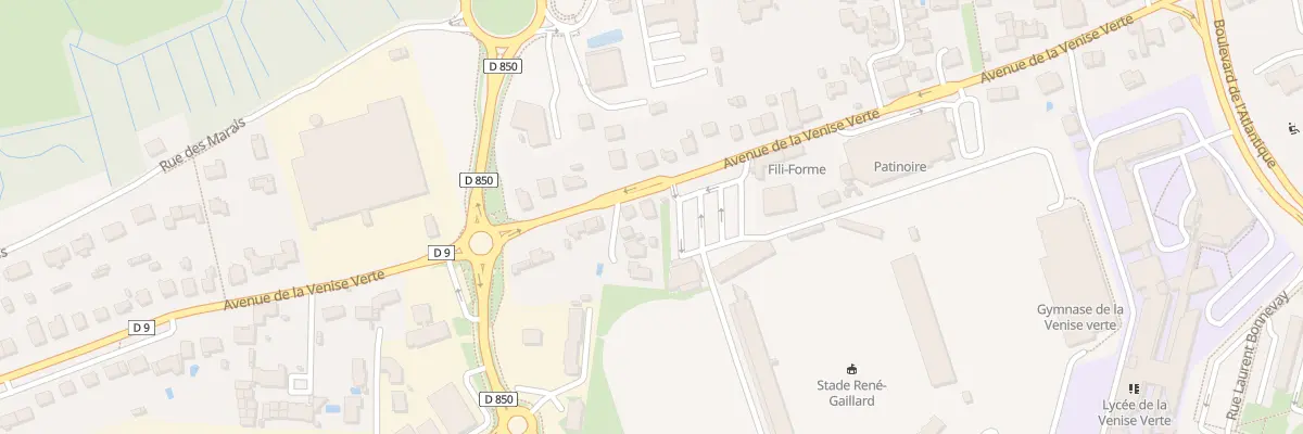 Plan du 123A Av de la Venise Verte à Niort