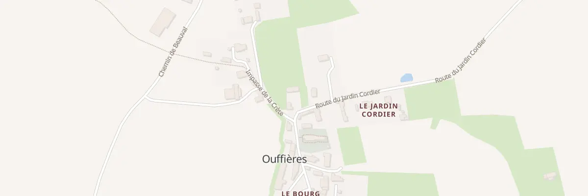 Plan du 5009 Le Bourg à Ouffières
