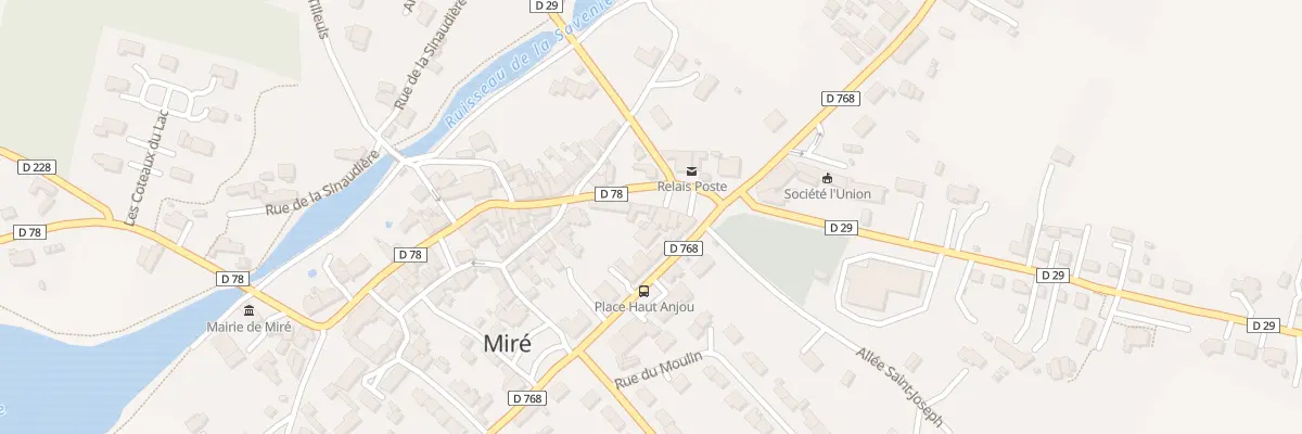 Plan du 5 Pl Jean Bourre à Miré