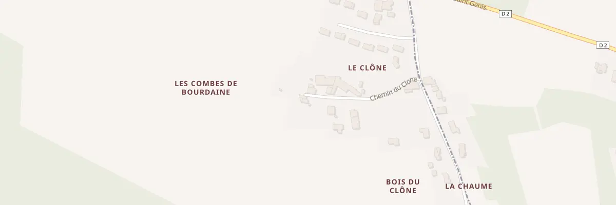 Plan du 7 Che du Clone à Guitinières