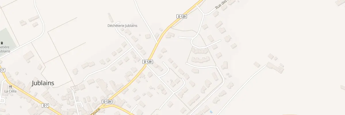 Plan du 9 Vc Lot de Bellevue à Jublains