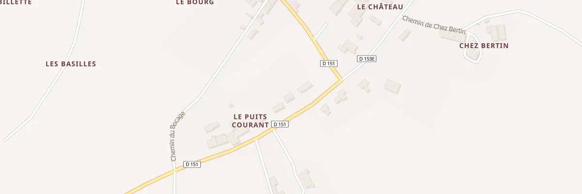 Plan du 5095 Puy Courant à Allas-Bocage