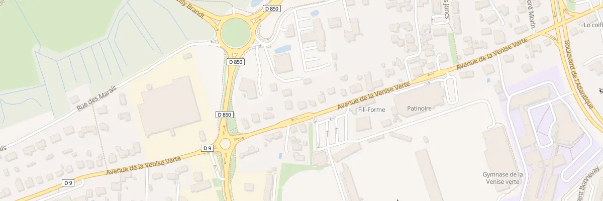 Plan du 118 Av de la Venise Verte à Niort