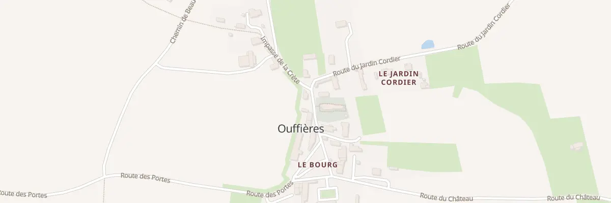 Plan du 151 Rue de l’Église à Ouffières