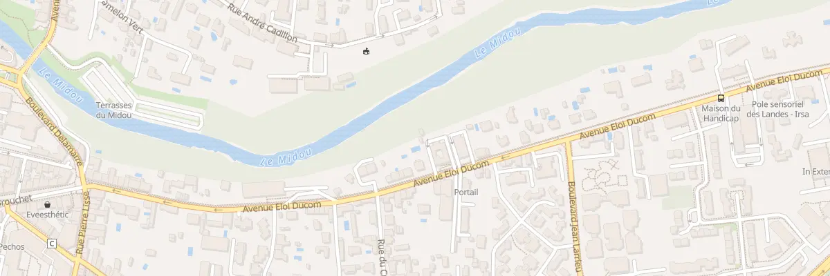 Plan du 431 Av Eloi Ducom à Mont-de-Marsan