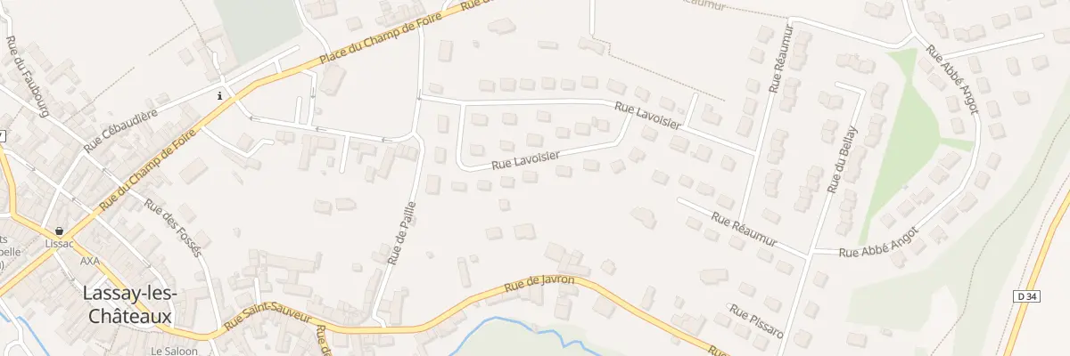 Plan du 29 Rue lavoisier à Lassay-les-Châteaux
