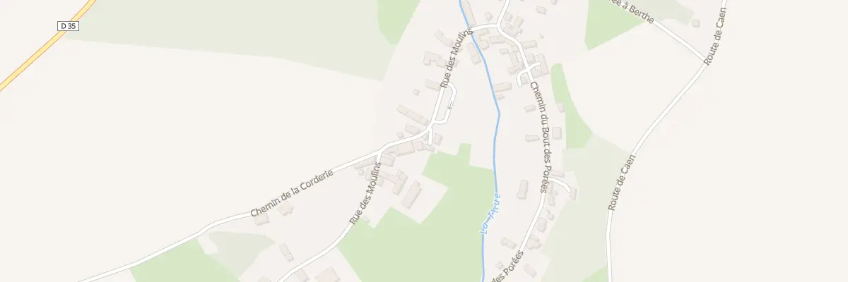 Plan du 15 Rue des Moulins à Ponts sur Seulles