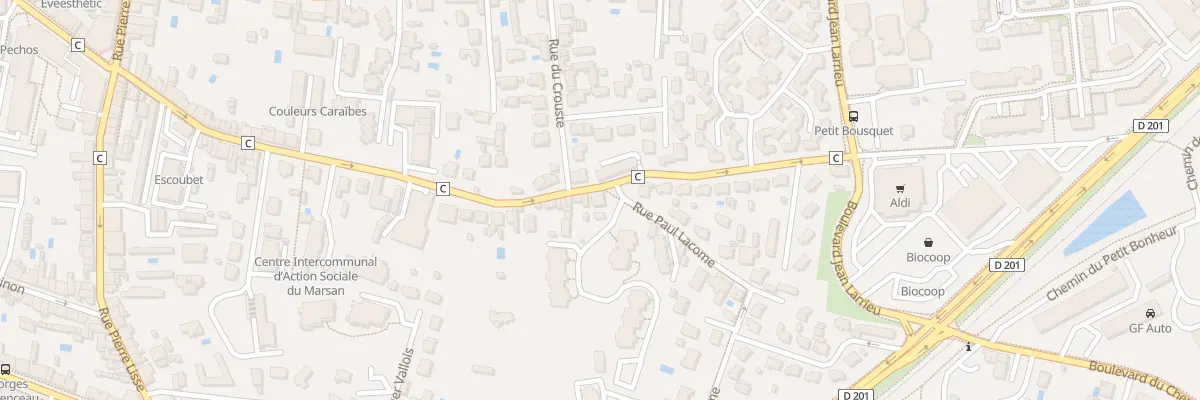 Plan du 558 Rue de la Croix Blanche à Mont-de-Marsan