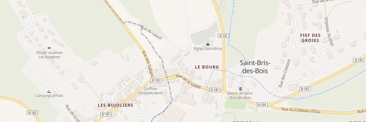 Plan du 8 Rue de l’Eglise à Saint-Bris-des-Bois