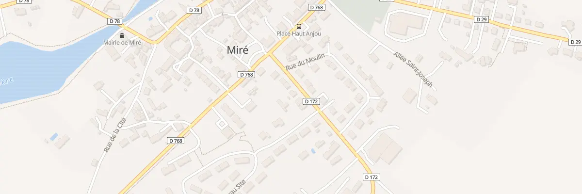Plan du 8 Rue du Bocage à Miré