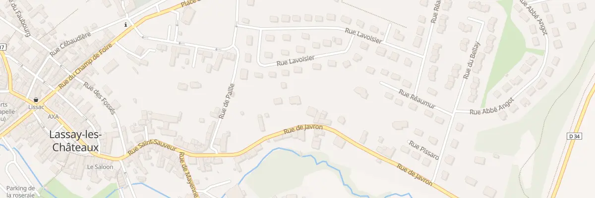 Plan du 17 Rue de javron à Lassay-les-Châteaux