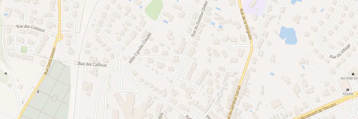 Plan du 7 Rue du Doc Didier Bernard à Bressuire