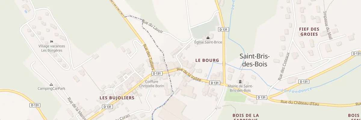 Plan du 6 Rue de l’Eglise à Saint-Bris-des-Bois