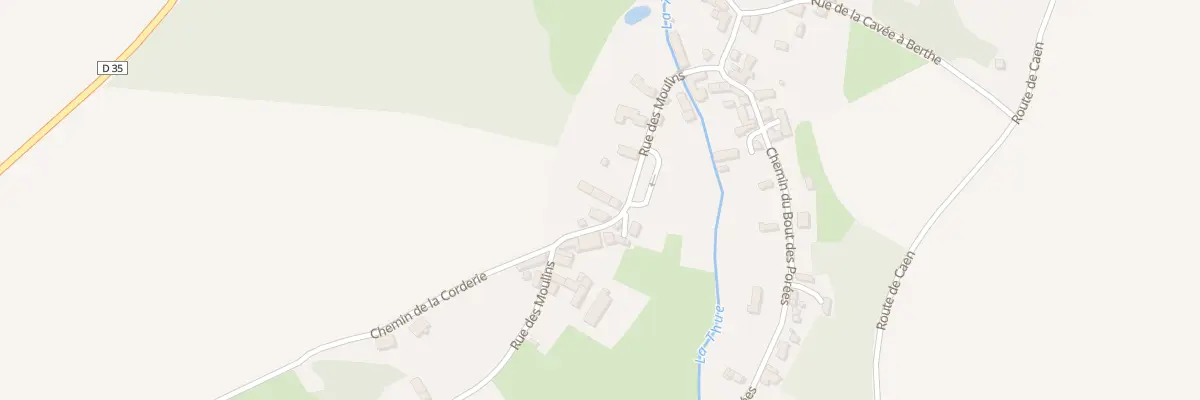 Plan du 12B Rue des Moulins à Ponts sur Seulles