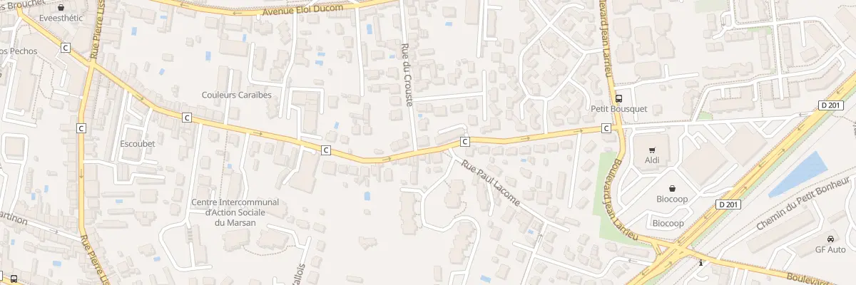 Plan du 541 Rue de la Croix Blanche à Mont-de-Marsan