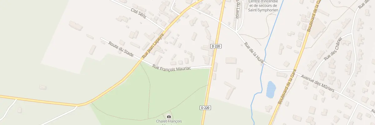 Plan du 2 Rue François Mauriac à Saint-Symphorien