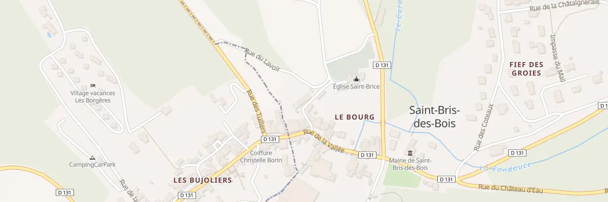 Plan du 5 Rue de l’Eglise à Saint-Bris-des-Bois