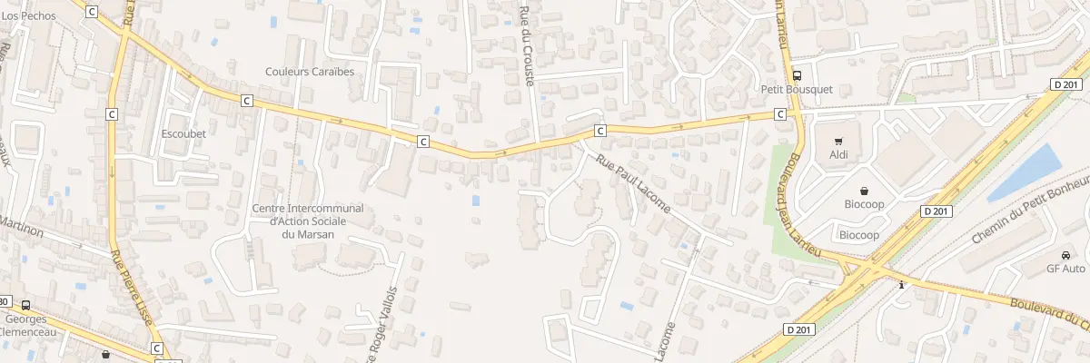 Plan du 550 Rue de la Croix Blanche à Mont-de-Marsan