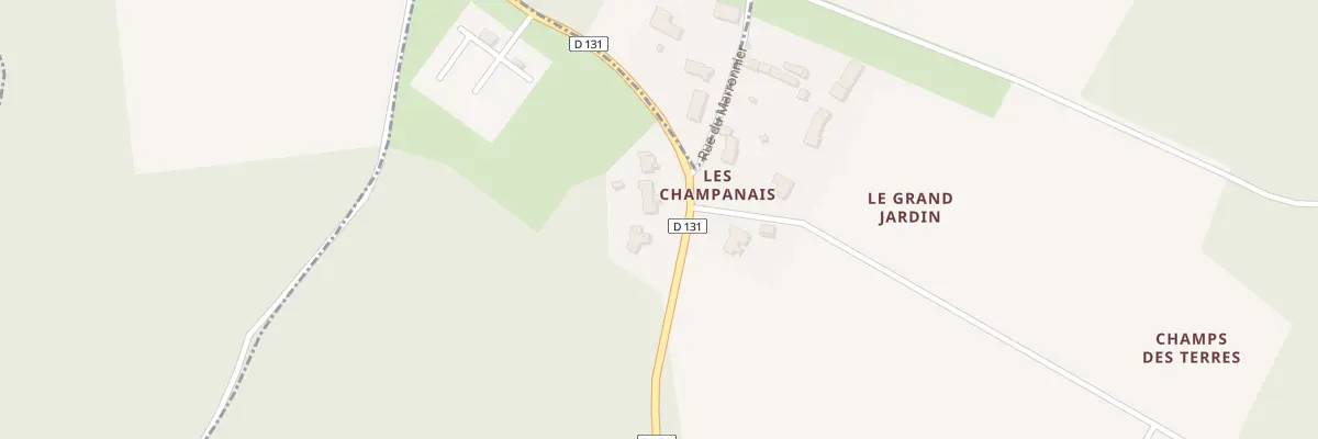 Plan du 5 Les Champanais à Saint-Bris-des-Bois
