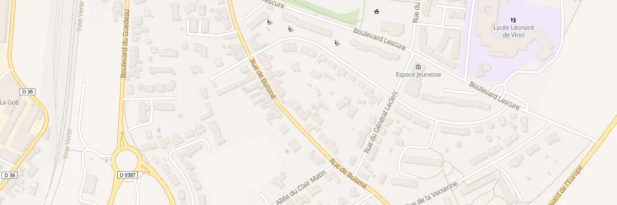 Plan du 64 Rue de Boisme à Bressuire