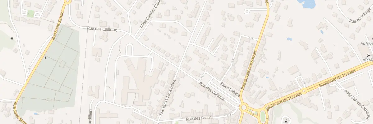 Plan du 6 Rue des Cailloux à Bressuire