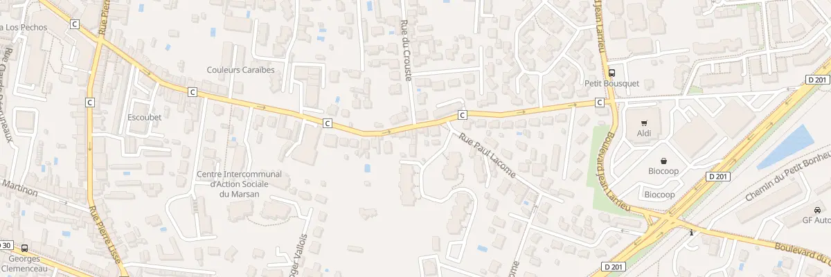 Plan du 532 Rue de la Croix Blanche à Mont-de-Marsan