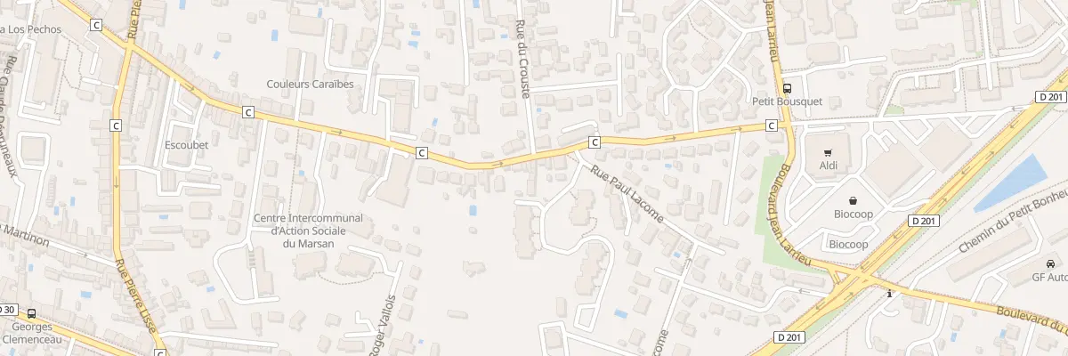 Plan du 536 Rue de la Croix Blanche à Mont-de-Marsan