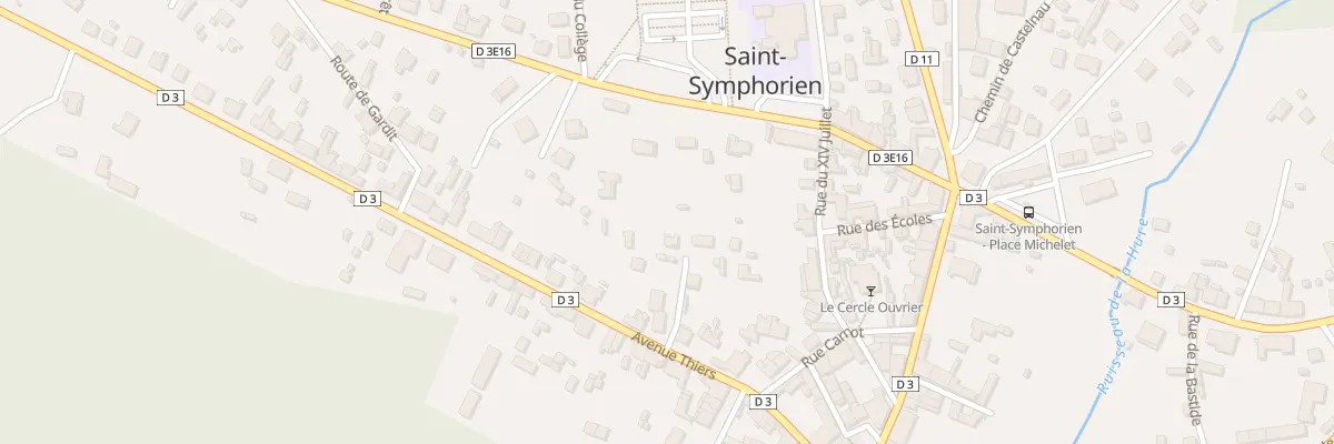 Plan du 10 Av Thiers à Saint-Symphorien