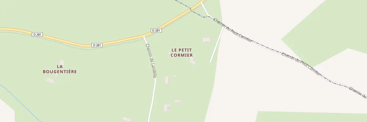 Plan du 5000F Le Petit Cormier à Saint-Georges-le-Fléchard