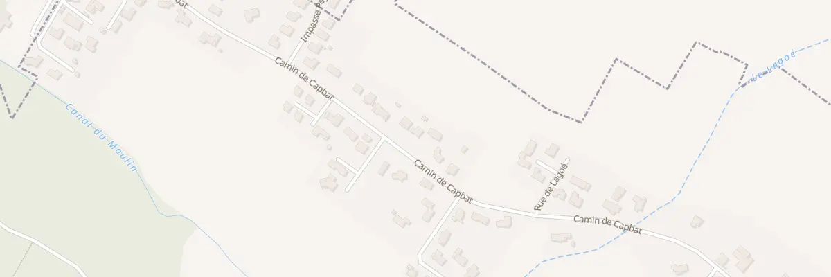 Plan du 34B Cami de Capbat à Siros