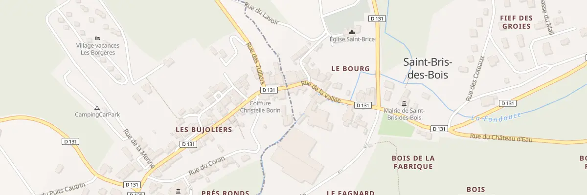 Plan du 11 Rue de la Vallée à Saint-Bris-des-Bois
