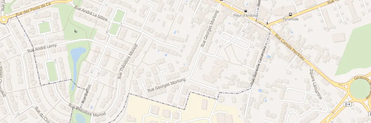 Plan du 38 Rue Georges Morlong à Trélazé