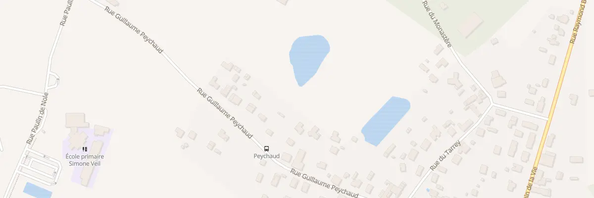 Plan du 25 Rue Guillaume Peychaud à Ambarès-et-Lagrave
