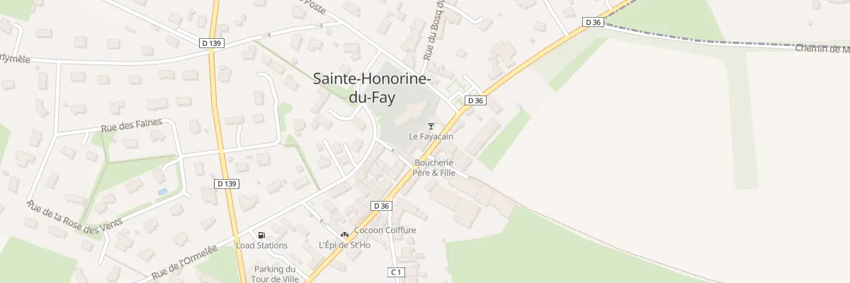 Plan du 13B Rue du Gen de Bretteville à Sainte-Honorine-du-Fay