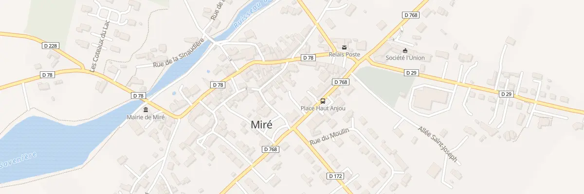 Plan du 6 Rue du Faubourg Gastines à Miré
