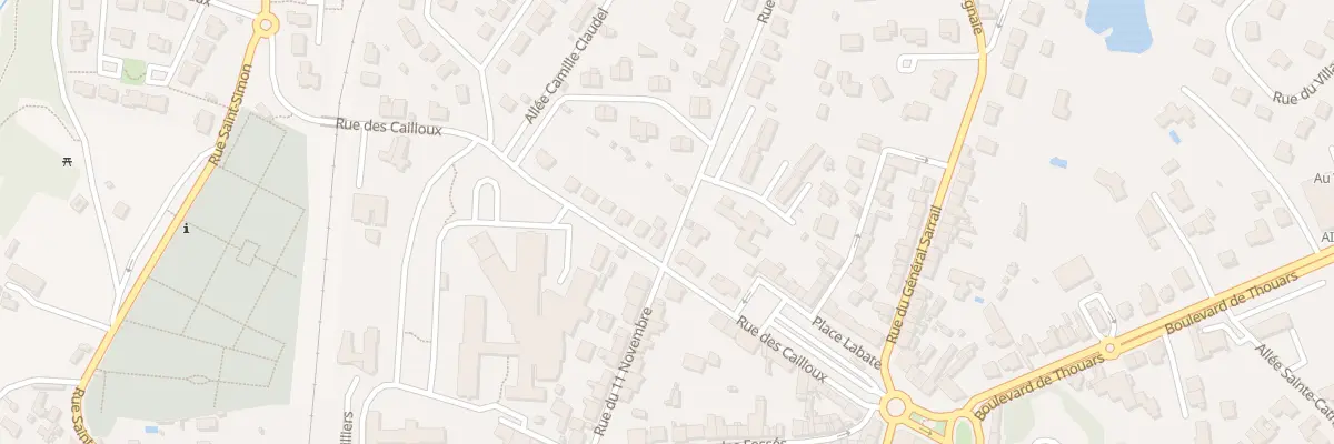 Plan du 8 Rue des Cailloux à Bressuire