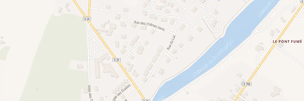 Plan du 15 Rue du Lac à Miré