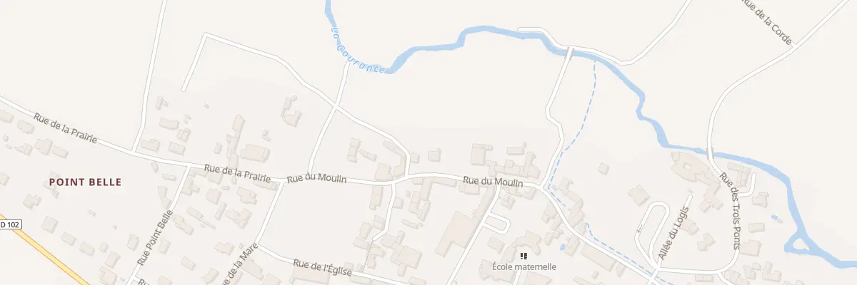 Plan du 30 Rue du Moulin à Granzay-Gript