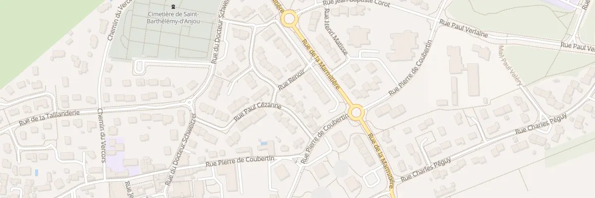 Plan du 6 Rue Cezanne à Saint-Barthélemy-d’Anjou