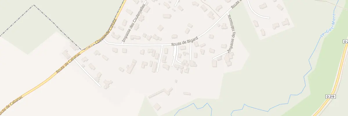 Plan du 28 Rte de Bigard à Saint-Selve
