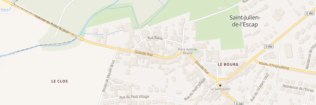 Plan du 64 Gr Grande Rue à Saint-Julien-de-l’Escap