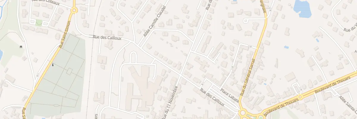 Plan du 10 Rue des Cailloux à Bressuire