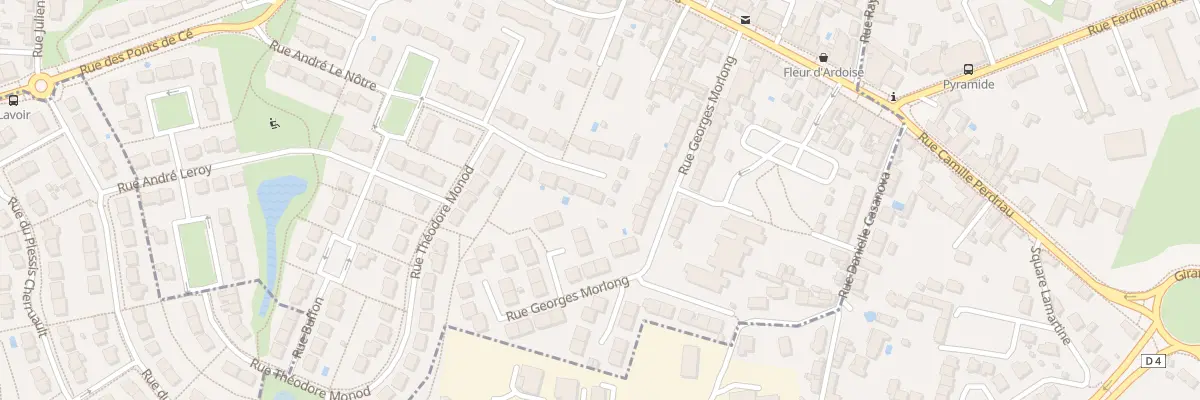 Plan du 24 Rue André Le Notre à Trélazé