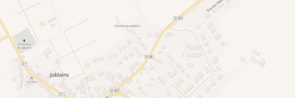 Plan du 2 Lot de la Boissiere à Jublains