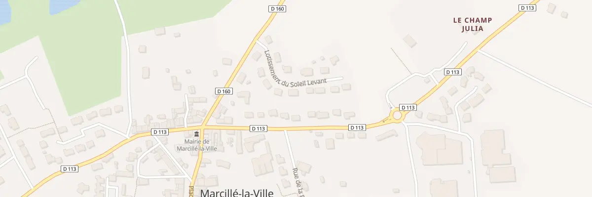 Plan du 7 Lot du Soleil Levant à Marcillé-la-Ville