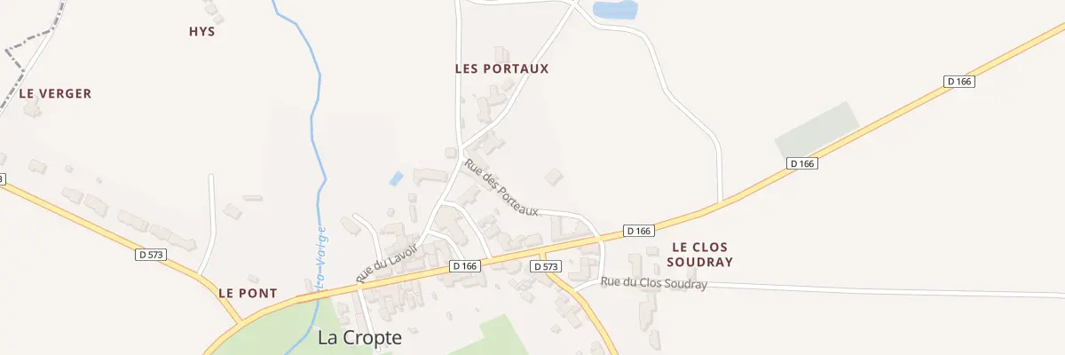 Plan du 3 Rue des Porteaux à La Cropte